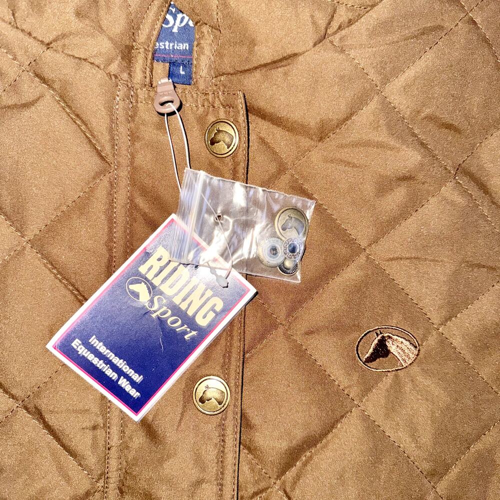 Dover Saddlery Brown Quilted Vest - Picture 4 of 11